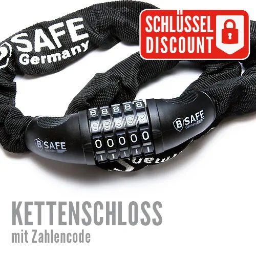 Kettenschloss mit Zahlencode – Bild 2