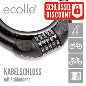 Kabelschloss mit Zahlencode