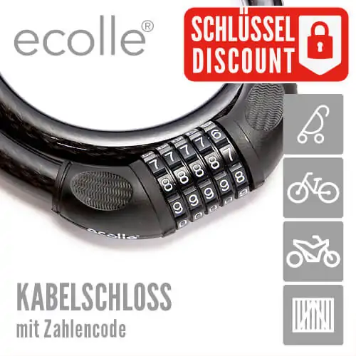Kabelschloss mit Zahlencode