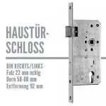 Haustürschloss falz 22