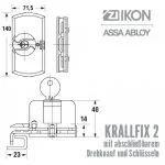 Fenster- und Balkontürensicherung Krallfix 2 – Bild 2