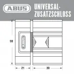 Universal-Zusatzschloss SR30 – Bild 2