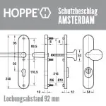 Schutzbeschlag Amsterdam 72mm, 92mm – Bild 3