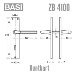 Zimmertür-Garnitur 4100 – Bild 4