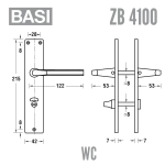 Zimmertür-Garnitur 4100 – Bild 2