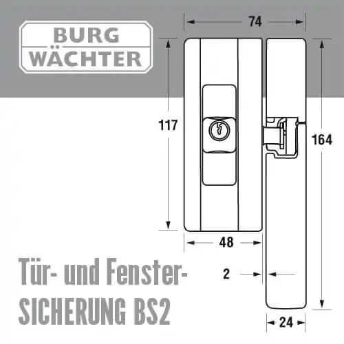 Fensterkippsicherung Blocksafe BS2 – Bild 2