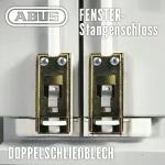 Doppelschließblech DSB 550 für Fenster-Stangenschloss FOS550 ABUS