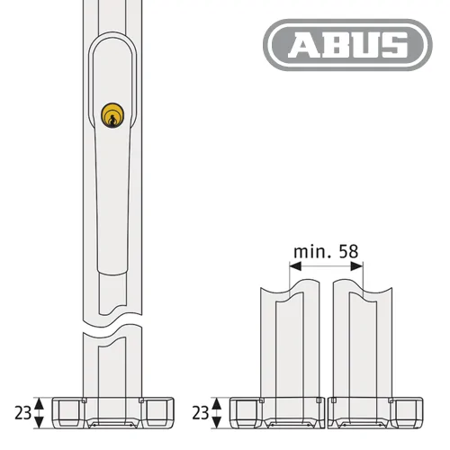 Fenster-Stangenschloss FOS550 – Bild 6