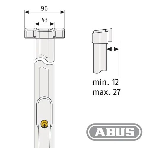 Fenster-Stangenschloss FOS550 – Bild 7