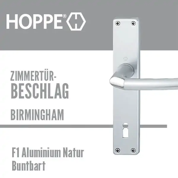 HOPPE Birmingham Zimmertür-Garnitur – Bild 3