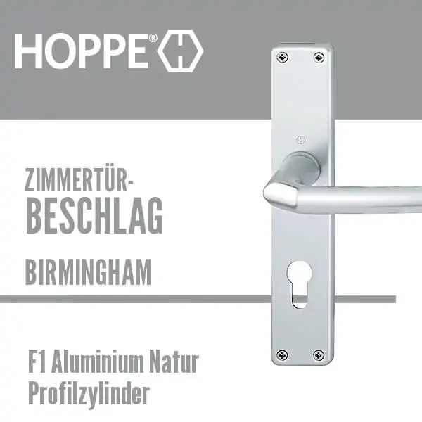 HOPPE Birmingham Zimmertür-Garnitur – Bild 2