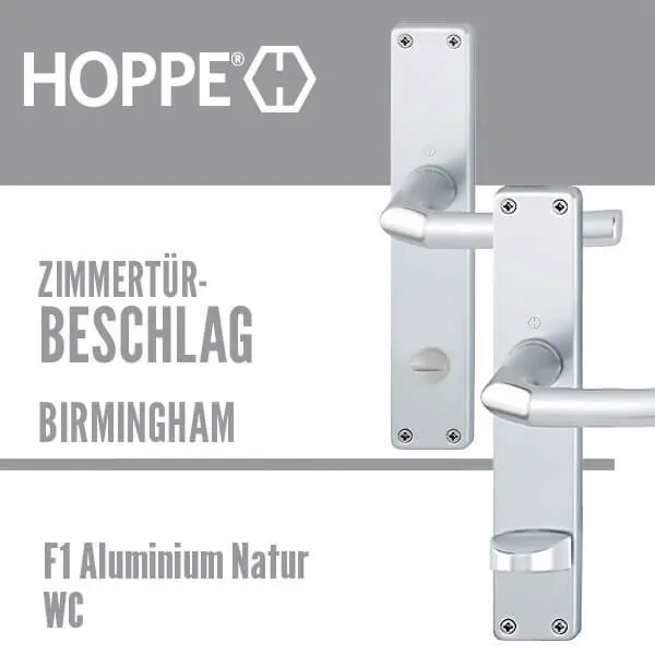 HOPPE Birmingham Zimmertür-Garnitur – Bild 4