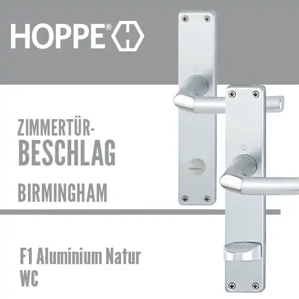 HOPPE Birmingham Zimmertür-Garnitur – Bild 4