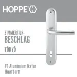 HOPPE Tokyo Zimmertürbeschlag Aluminium F1 – Bild 4