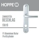 HOPPE Tokyo Zimmertürbeschlag Aluminium F1 – Bild 3