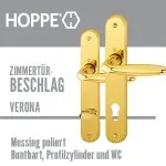 Zimmertürbeschlag Verona Messing