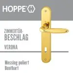 Zimmertürbeschlag Verona Messing – Bild 2