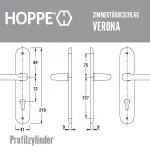 Zimmertürbeschlag Verona Messing – Bild 8