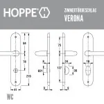 Zimmertürbeschlag Verona Messing – Bild 7