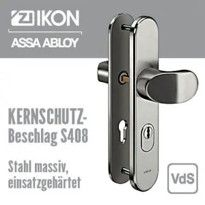 IKON Stahl-Schutzbeschlag mit Zylinderabdeckung