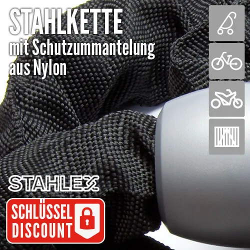 B-Bike Kettenschloss 1200 mm – Bild 3