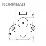 Regenschutzrosette 10, 20 mm – Bild 3