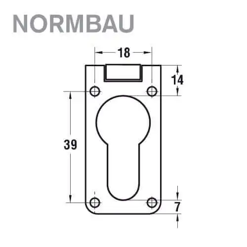 Regenschutzrosette 4 mm – Bild 3