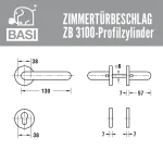 BASI ZB 3100 Rosetten-Garnitur – Bild 2