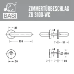 BASI ZB 3100 Rosetten-Garnitur – Bild 4