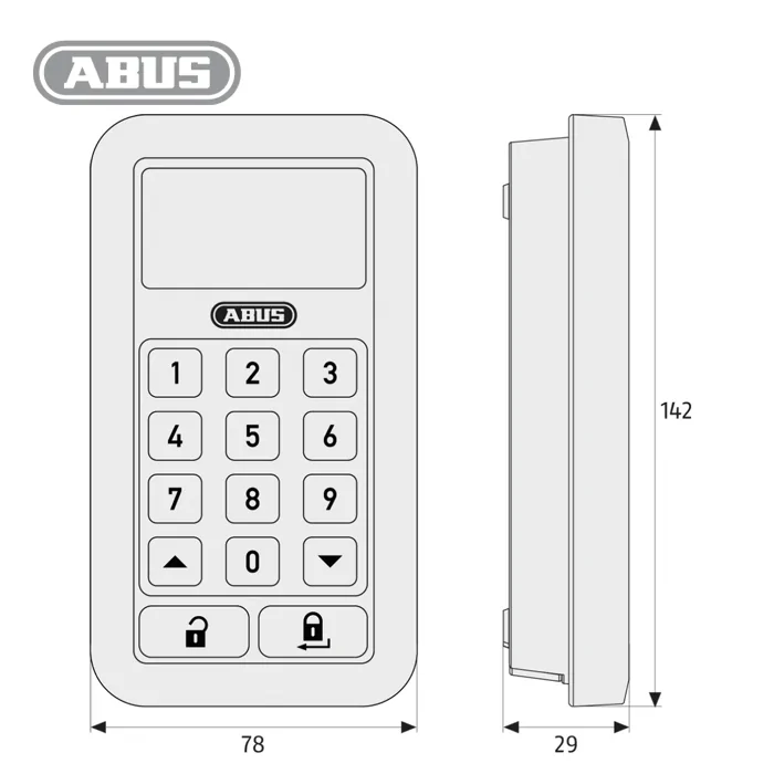 Tastatur HomeTec Pro CFT3100 – Bild 4