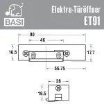 Elektro-Türöffner ET91 – Bild 2