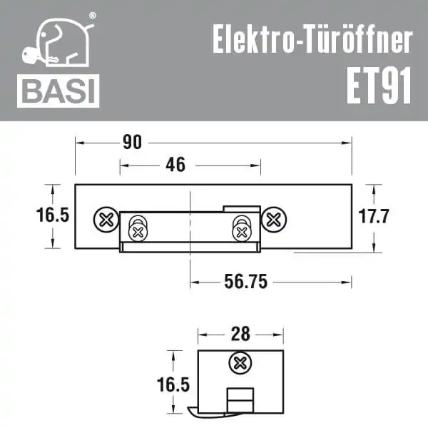 Elektro-Türöffner ET91 – Bild 2