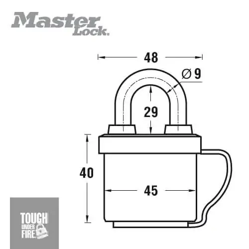 Master Lock 7804 Allwetterschutz – Bild 2