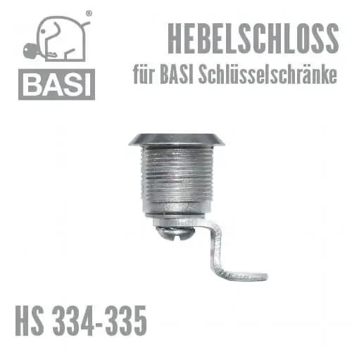 Hebelschloss für BASI Schlüsselschränke HS 334-335