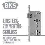 BKS Zimmertürschloss 20-55/72 falz