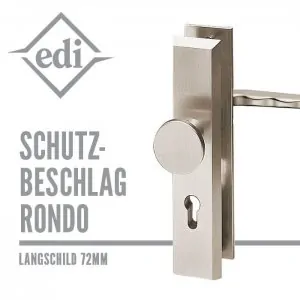 RONDO Schutzbeschlag Langschild für Wohnungstüren