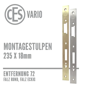 Montagestulpen 235x18mm