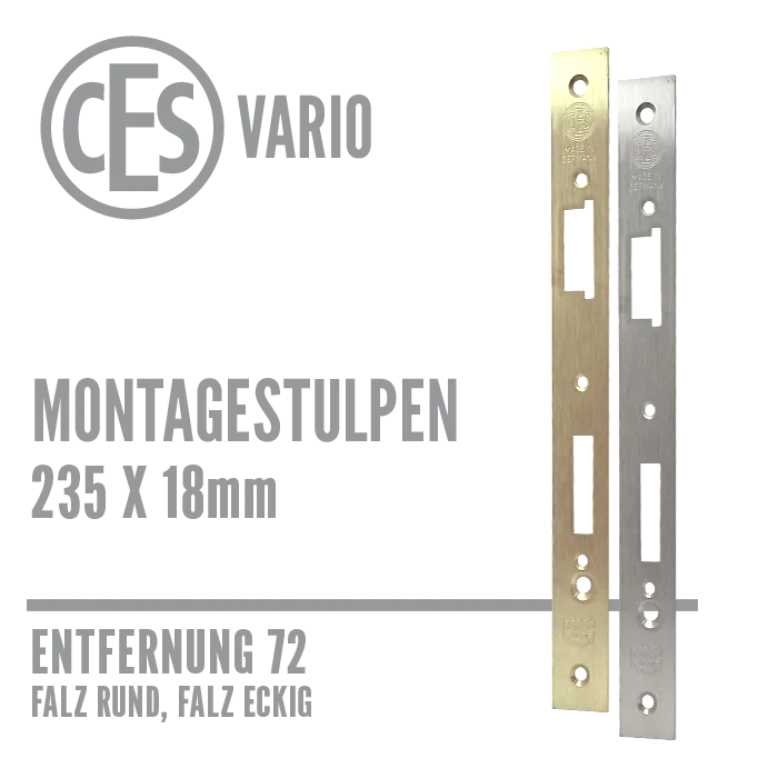Montagestulpen 235x18mm