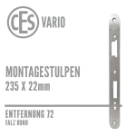 Montagestulpen 235x22mm