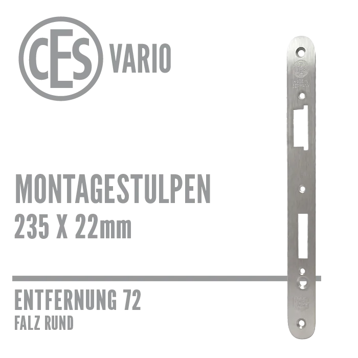 Montagestulpen 235x22mm – Bild 1