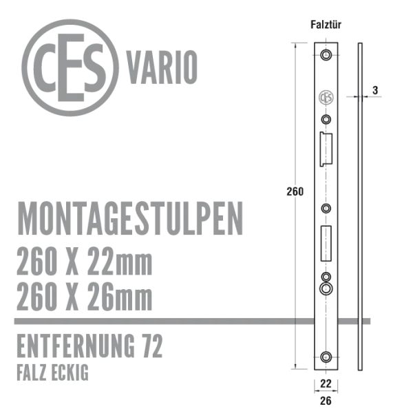 Montagestulpen 260mm – Bild 3