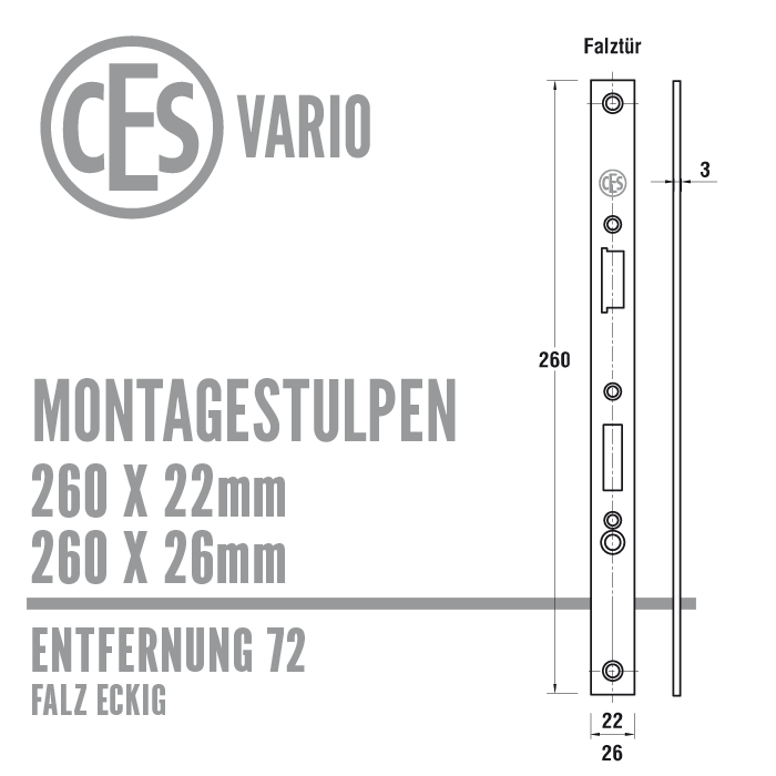 Montagestulpen 260mm – Bild 3
