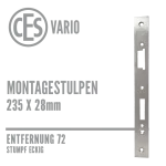 Montagestulpen CES VARIO für stumpfe Türen