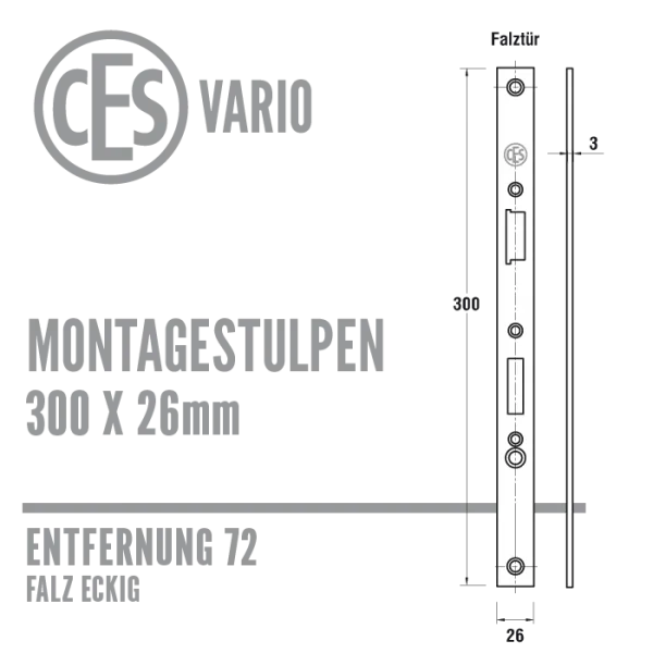 VARIO Montagestulpen 300 mm – Bild 3
