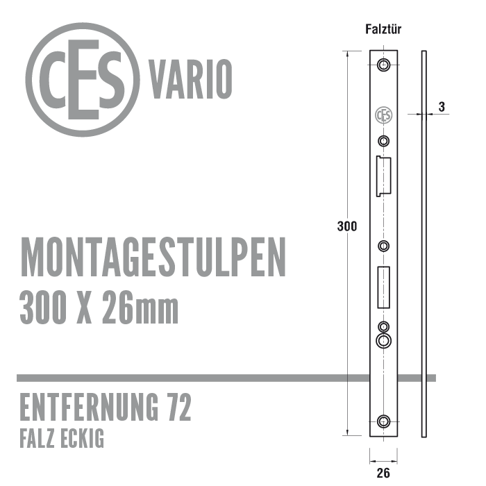 VARIO Montagestulpen 300 mm – Bild 3