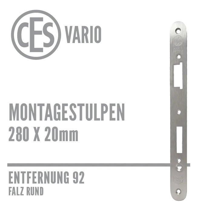 Montagestulpen 280x20mm – Bild 1