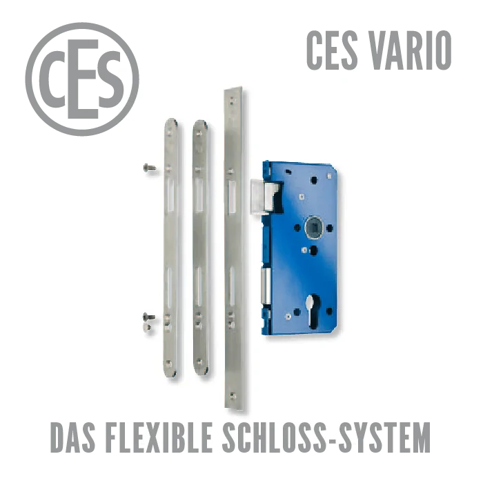 Schlosskasten CES Vario 92 mm, Dorn 50-100 /92 – Bild 2