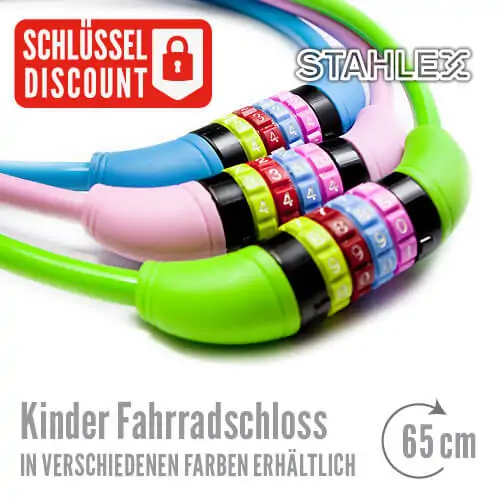Fahrradschloss für Kinder – Bild 3