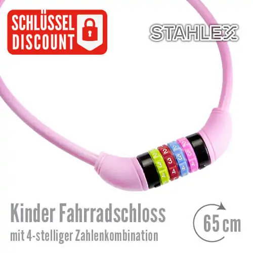 Fahrradschloss für Kinder – Bild 5