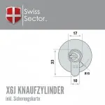 Swiss Sector X6J Knaufzylinder – Bild 6